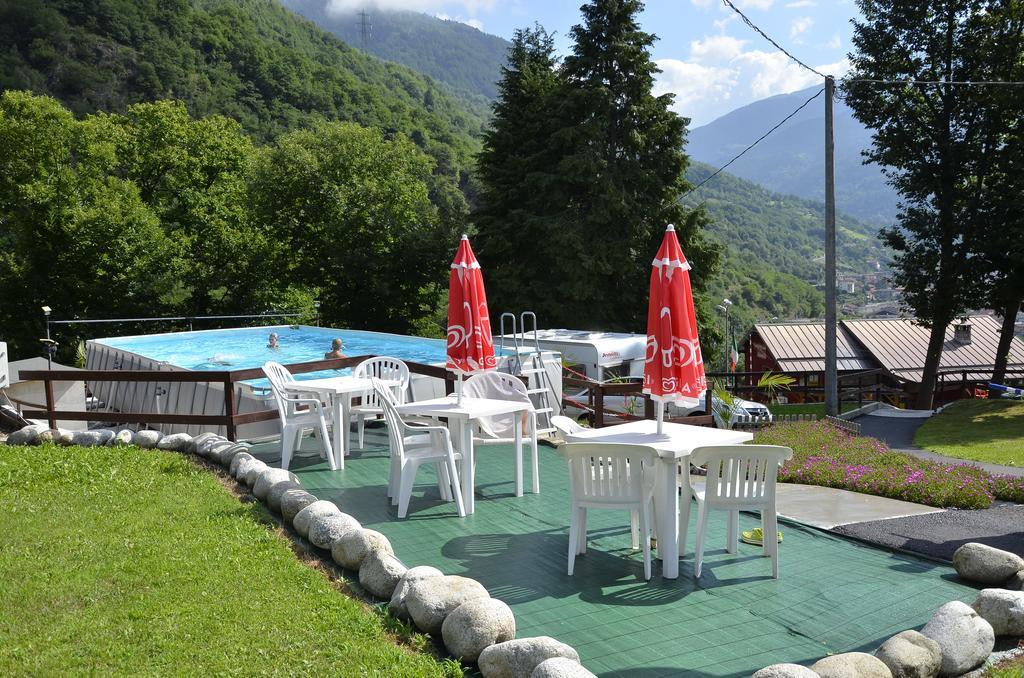 Hotel Camping Adamello Edolo Exterior foto